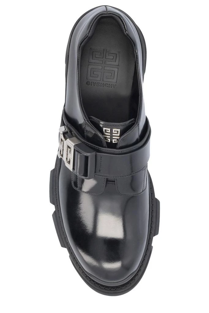 商品Givenchy|Givenchy 4G Clip Buckle Derby Shoes,价格¥4574,第4张图片详细描述