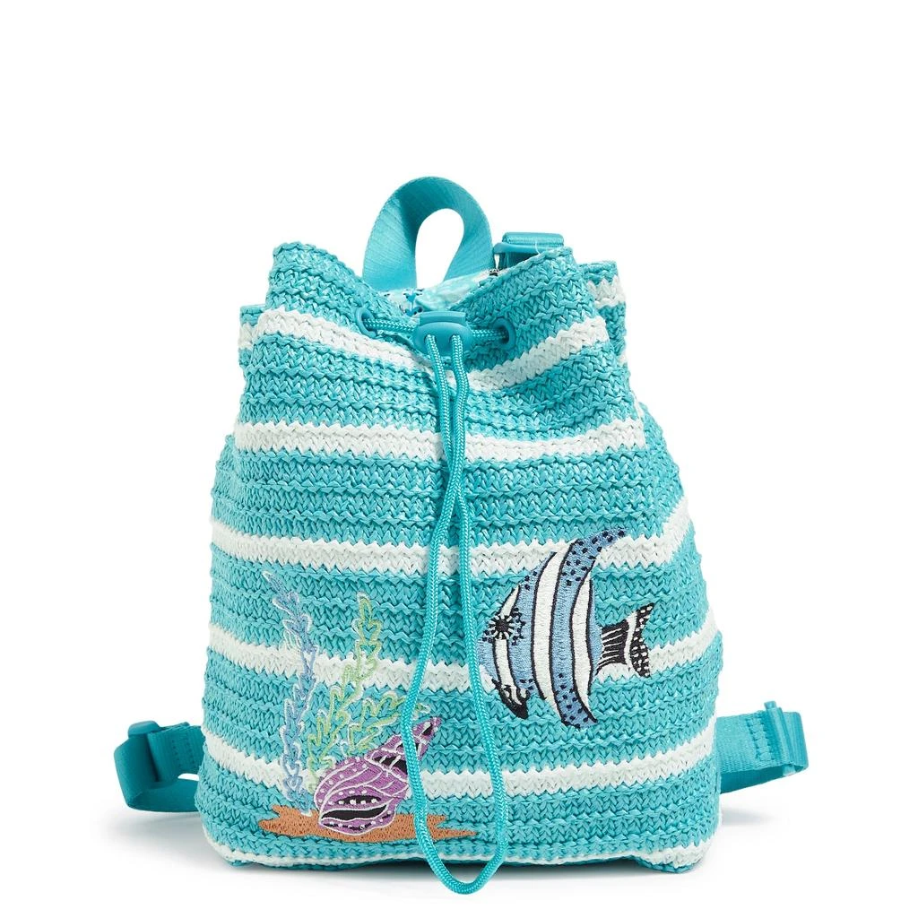 商品Vera Bradley|Vera Bradley Straw Drawstring Backpack,价格¥394,第1张图片