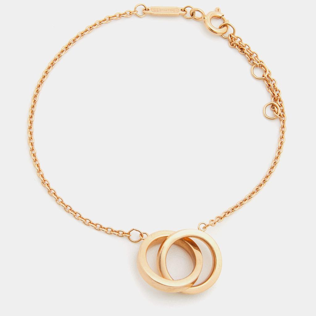 商品[二手商品] Tiffany & Co.|Tiffany & Co. Tiffany 1837 Interlocking Circles 18k Rose Gold Link Bracelet,价格¥6161,第1张图片