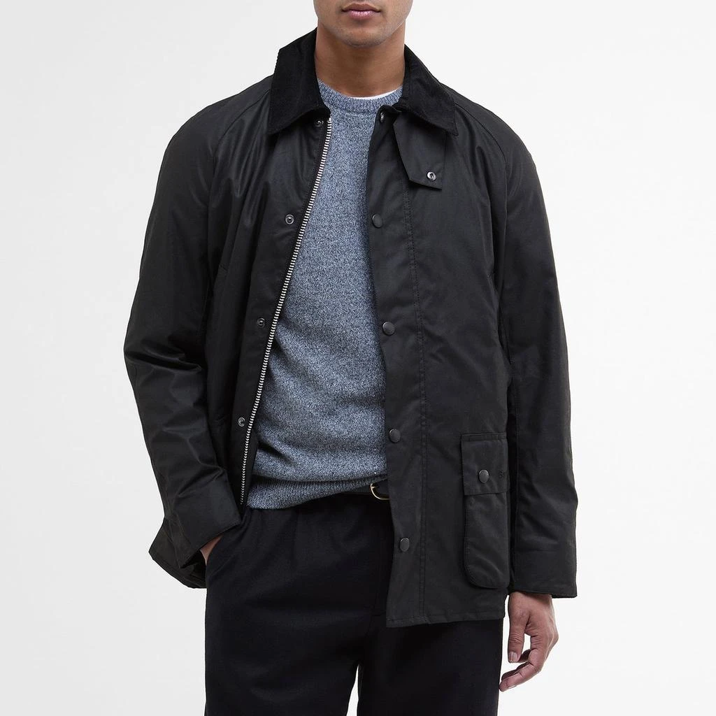 商品Barbour|Barbour Heritage Ashby Waxed Cotton Jacket,价格¥2066,第1张图片