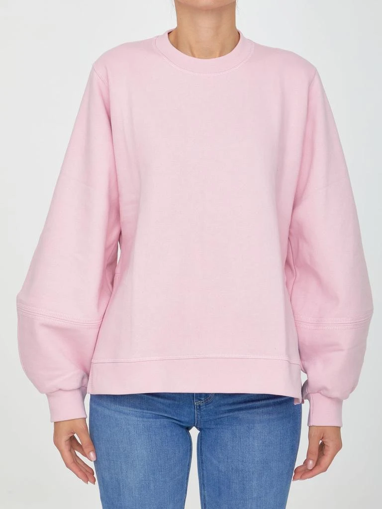 商品Ganni|Ganni Pink Sweatshirt With Logo,价格¥1087,第1张图片