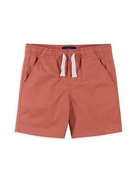 Little Boy's 2-Piece Oxford Short-Sleeve Shirt & Shorts Set商品第4张图片规格展示