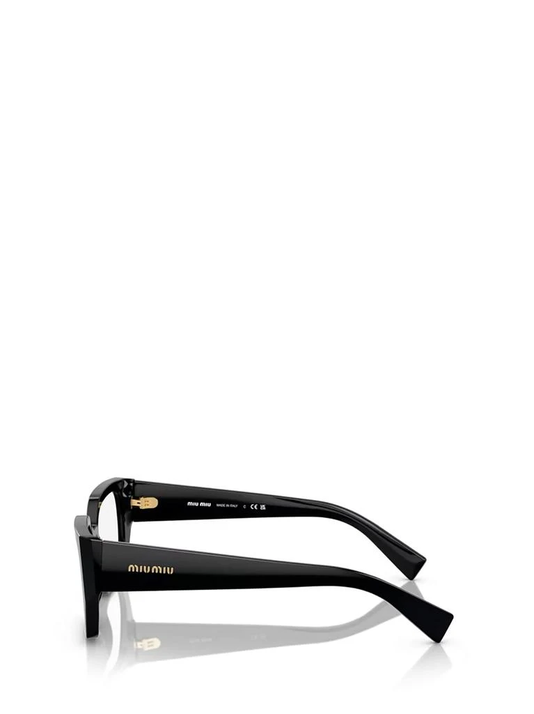 商品Miu Miu Eyewear|Mu 03vv Black Glasses,价格¥3035,第3张图片详细描述