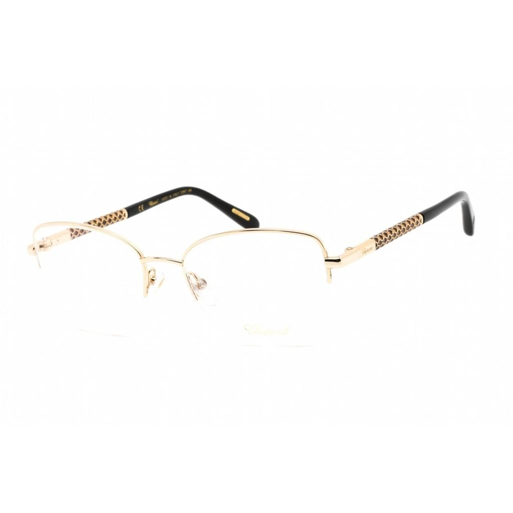 商品Chopard|Chopard Women's Eyeglasses - Shiny Rose Gold Metal Cat Eye Shape Frame | VCHF46 0300,价格¥1442,第1张图片