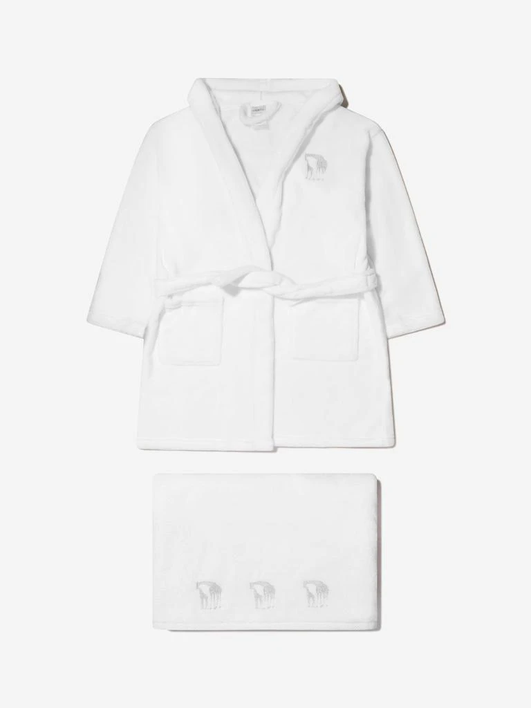 商品Cotton and Company|Cotton and Company Baby Unisex Cotton Giraffe Bathrobe And Towel Set,价格¥658,第1张图片