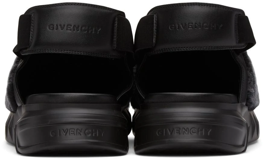 商品Givenchy|Black Shearling & Leather Marshmallow Loafers,价格¥3646,第4张图片详细描述