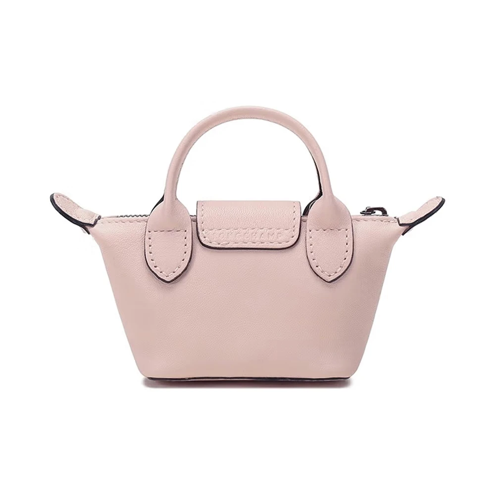 LONGCHAMP 女士裸粉色羊皮迷你手提单肩斜挎包 10099757P53 商品