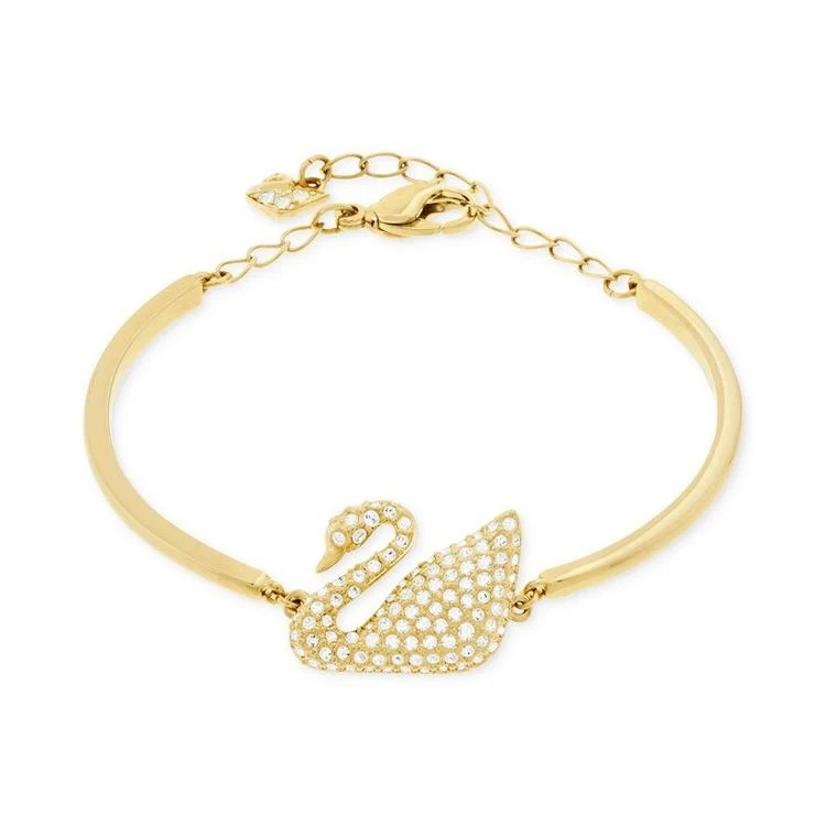 商品Swarovski|镀金水晶天鹅手环,价格¥1119,第1张图片
