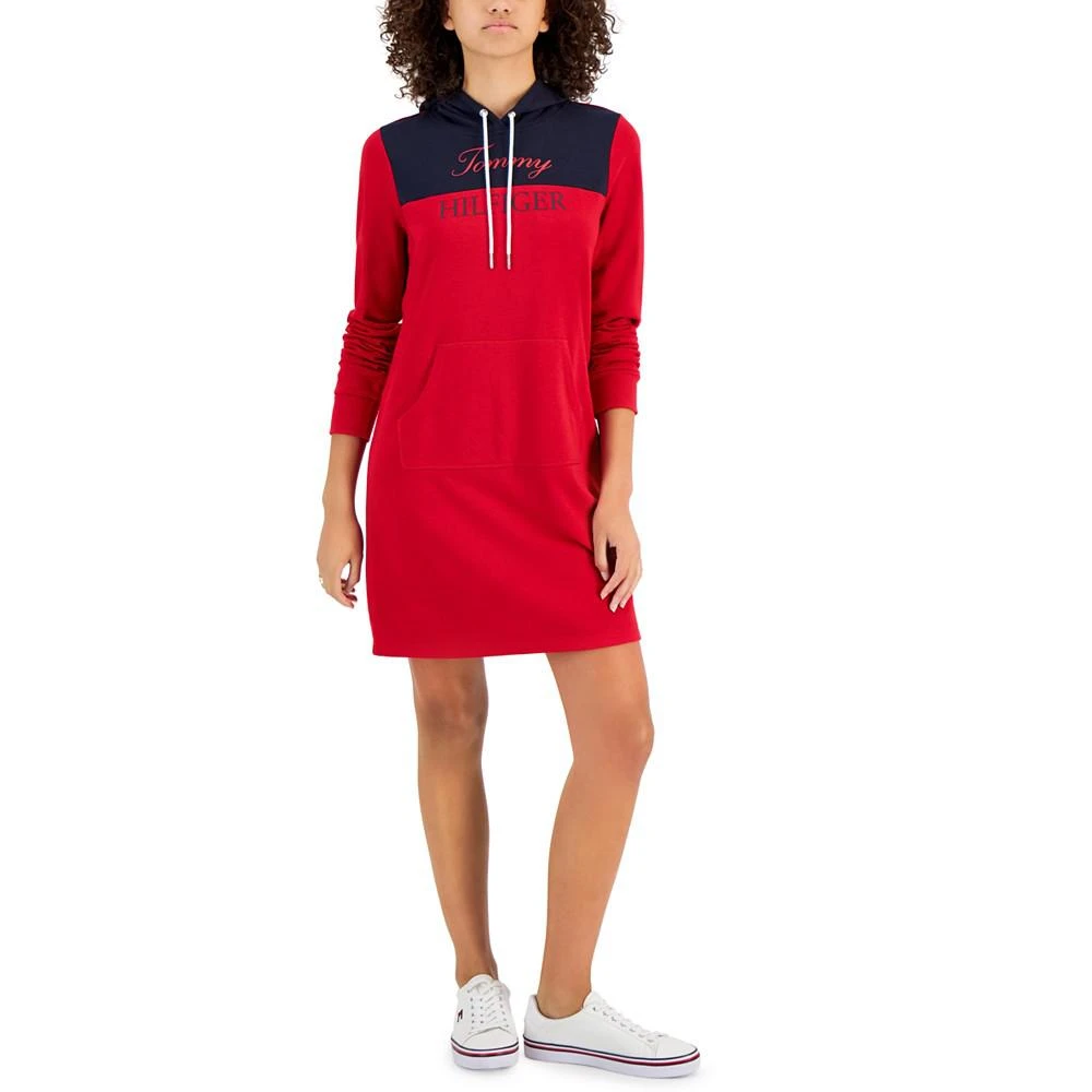 商品Tommy Hilfiger|Women's Colorblocked Hoodie Dress,价格¥184,第1张图片