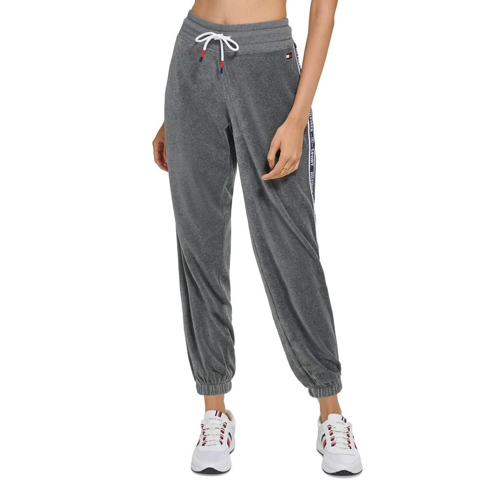 商品Tommy Hilfiger|Women's Velour High Rise Jogger Pants,价格¥226,第1张图片