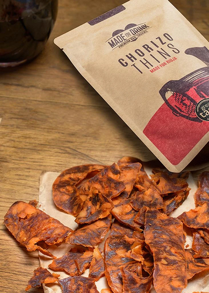 商品Made for Drink|Chorizo Thins Made for Rioja 30g,价格¥31,第2张图片详细描述