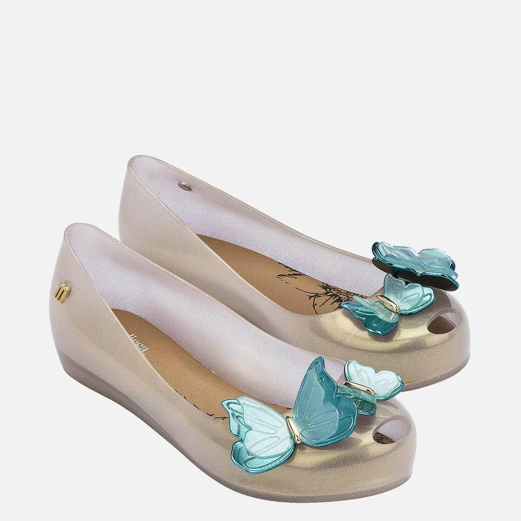 商品Mini Melissa|Mini Melissa Kids' Ultragirl Butterfly Ballet Flats - Pearl Contrast,价格¥175,第1张图片