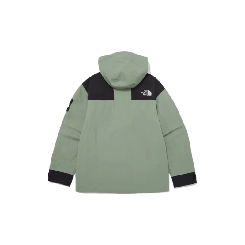 商品[国内直发] The North Face|北面  MARTIS 山系户外色块撞色品牌logo设计舒适简约百搭  防水防风冲锋衣 通用 绿色,价格¥1164,第3张图片详细描述