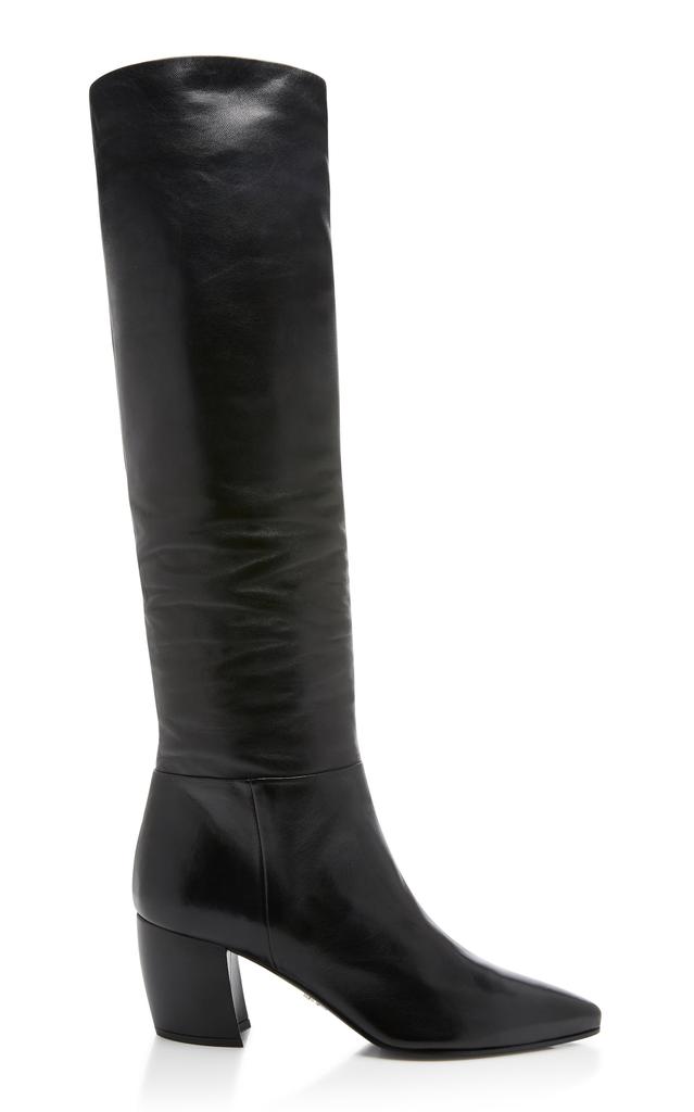 Prada - Women's Slouchy Leather Boots - Moda Operandi商品第1张图片规格展示