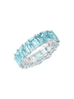 商品Effy|14K White Gold & Aquamarine Ring,价格¥13434,第1张图片