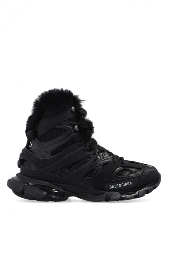 商品Balenciaga|女式 Track Hike 人造毛皮衬里运动鞋（黑色）,价格¥3349,第4张图片详细描述