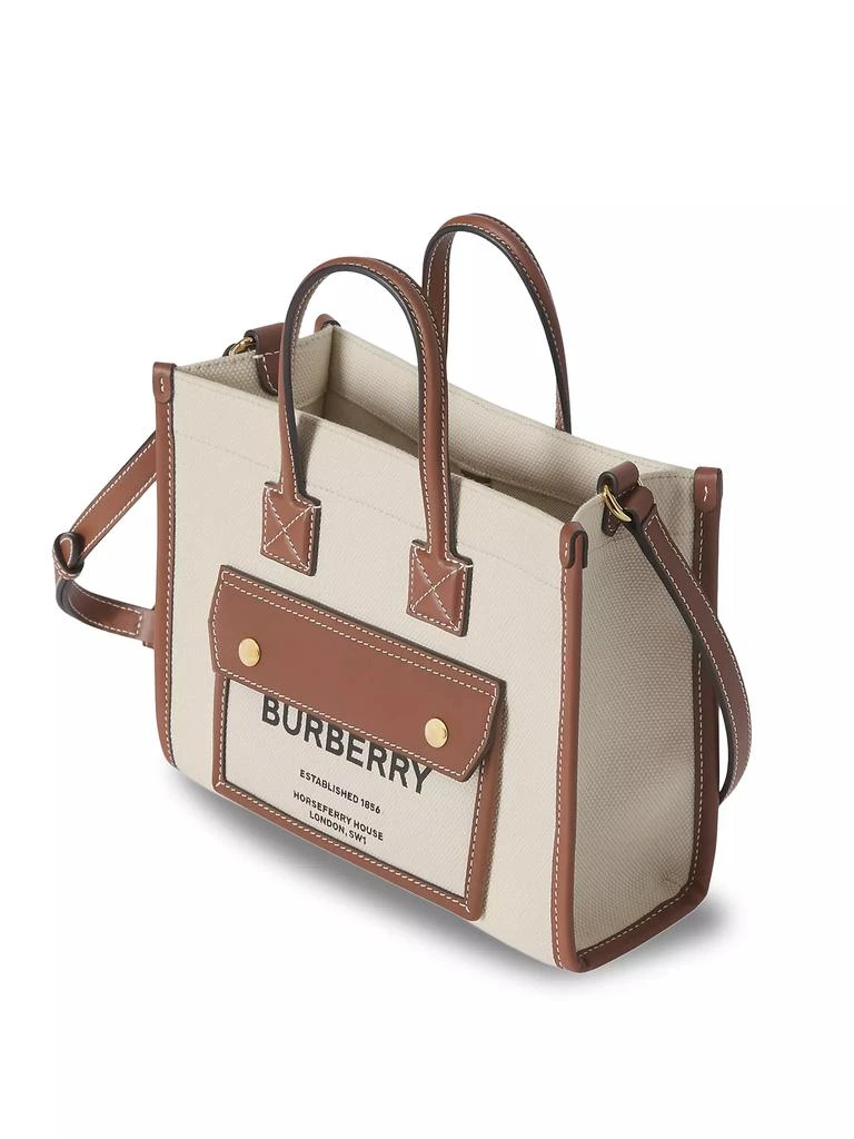 商品Burberry|Mini Horseferry Canvas Tote,价格¥9370,第3张图片详细描述