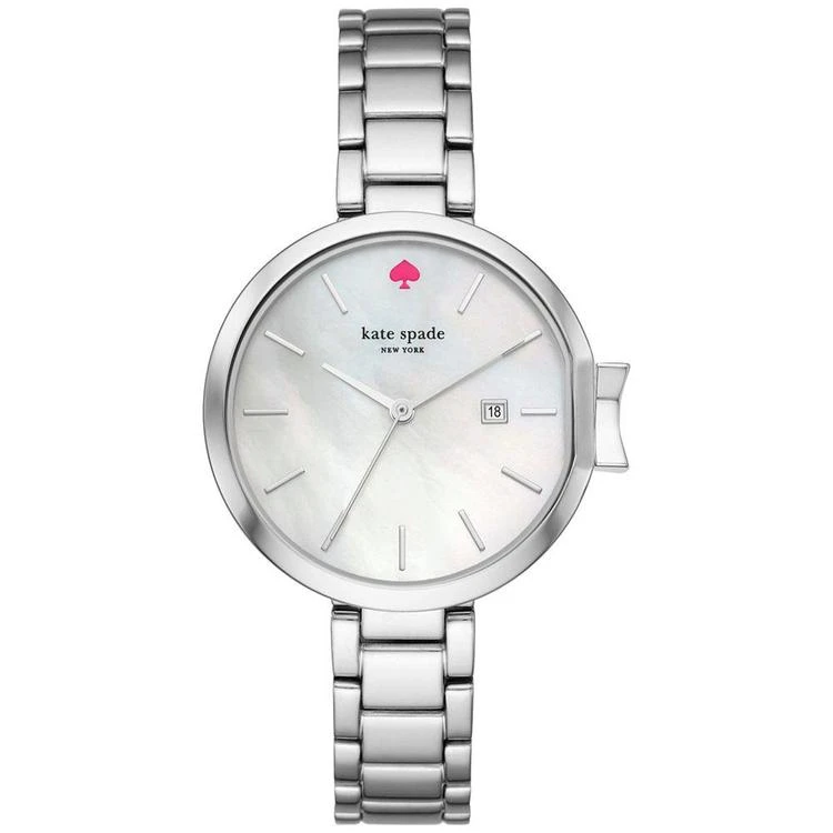 商品Kate Spade|Women's Park Row Stainless Steel Bracelet Watch 34mm KSW1267,价格¥1459,第1张图片