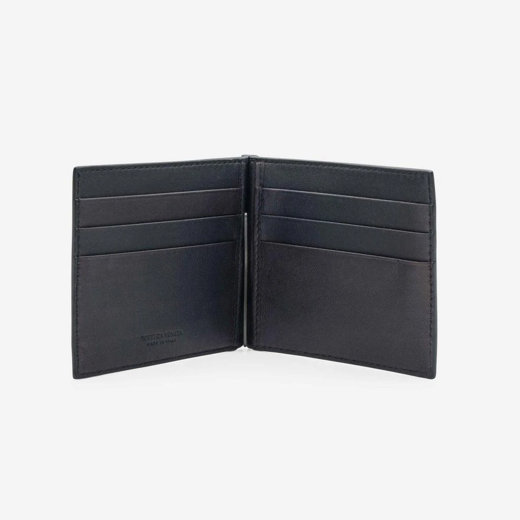 商品Bottega Veneta|Bottega Veneta Black Leather Card Holder 123180-V9023-4065,价格¥6347,第3张图片详细描述