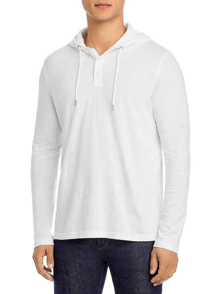 商品Michael Kors|Mens Hooded Drawstring Henley Shirt,价格¥320,第1张图片