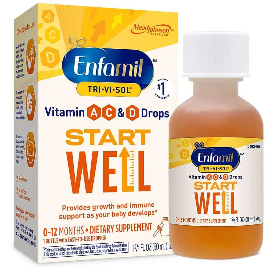 商品Enfamil|Enfamil Tri-Vi-Sol 婴儿维生素A, C, D滴剂 50ml,价格¥87,第1张图片