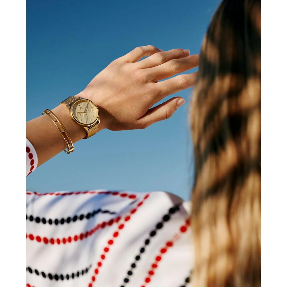 商品Tommy Hilfiger|Women's Gold-Tone Mesh Bracelet Watch,价格¥1465,第5张图片详细描述