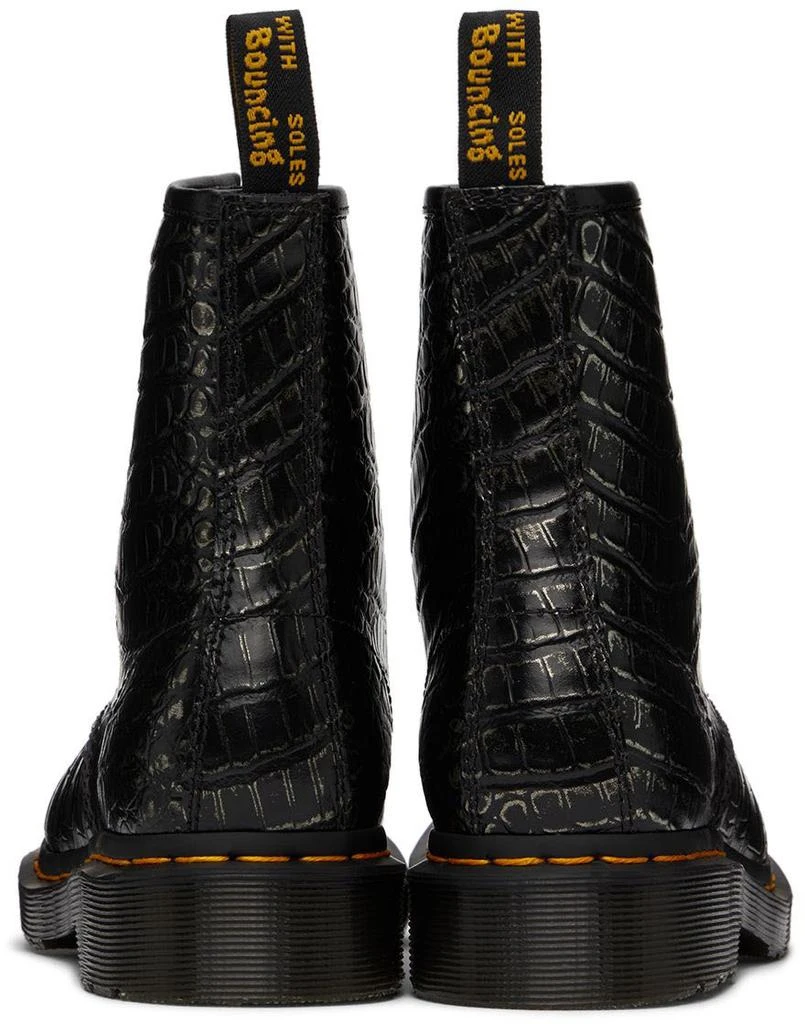 商品Dr. Martens|Black Croc 1460 Boots,价格¥444,第2张图片详细描述