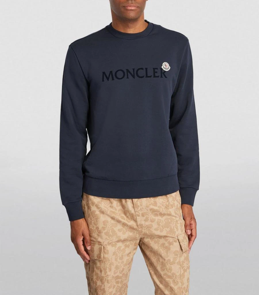 商品Moncler|Cotton Logo Sweatshirt,价格¥4655,第3张图片详细描述