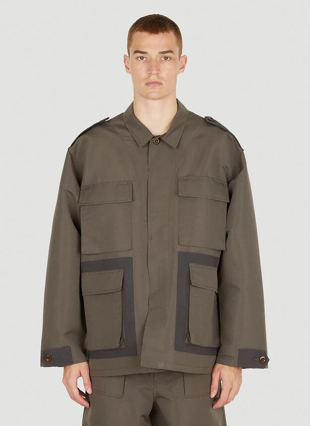 商品Acne Studios|Ripstop Jacket in Grey,价格¥3378,第1张图片