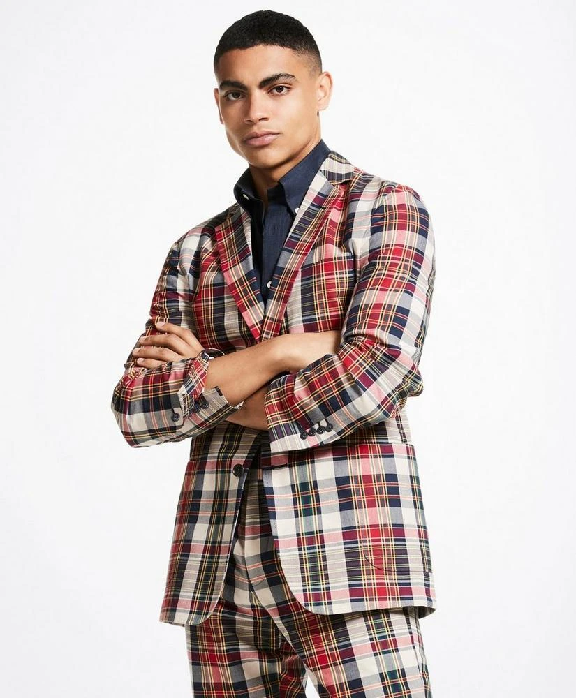 商品Brooks Brothers|Regent Fit Madras Sport Coat,价格¥1248,第1张图片