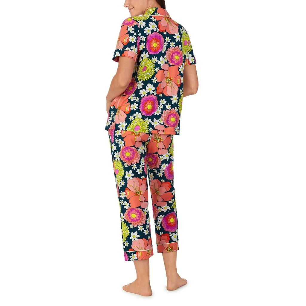 商品Bedhead PJs|Trina Turk x Bedhead Short Sleeve Cropped PJ Set,价格¥779,第2张图片详细描述