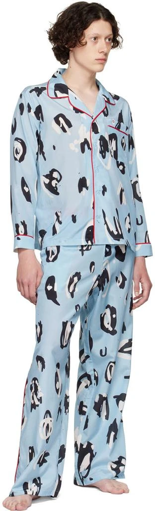 商品Charles Jeffrey Loverboy|Blue Pyjama Pants,价格¥781,第4张图片详细描述