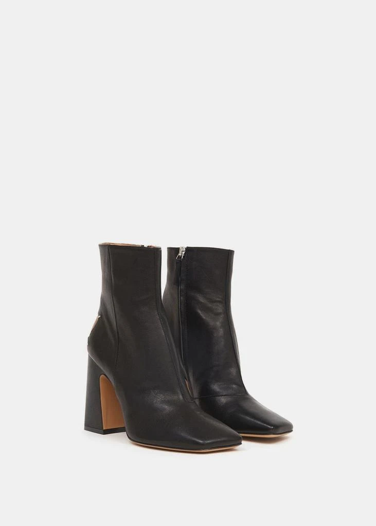 商品MAISON MARGIELA|Maison Margiela Black 4 Stitches Decortiques Ankle Boots,价格¥3051,第2张图片详细描述