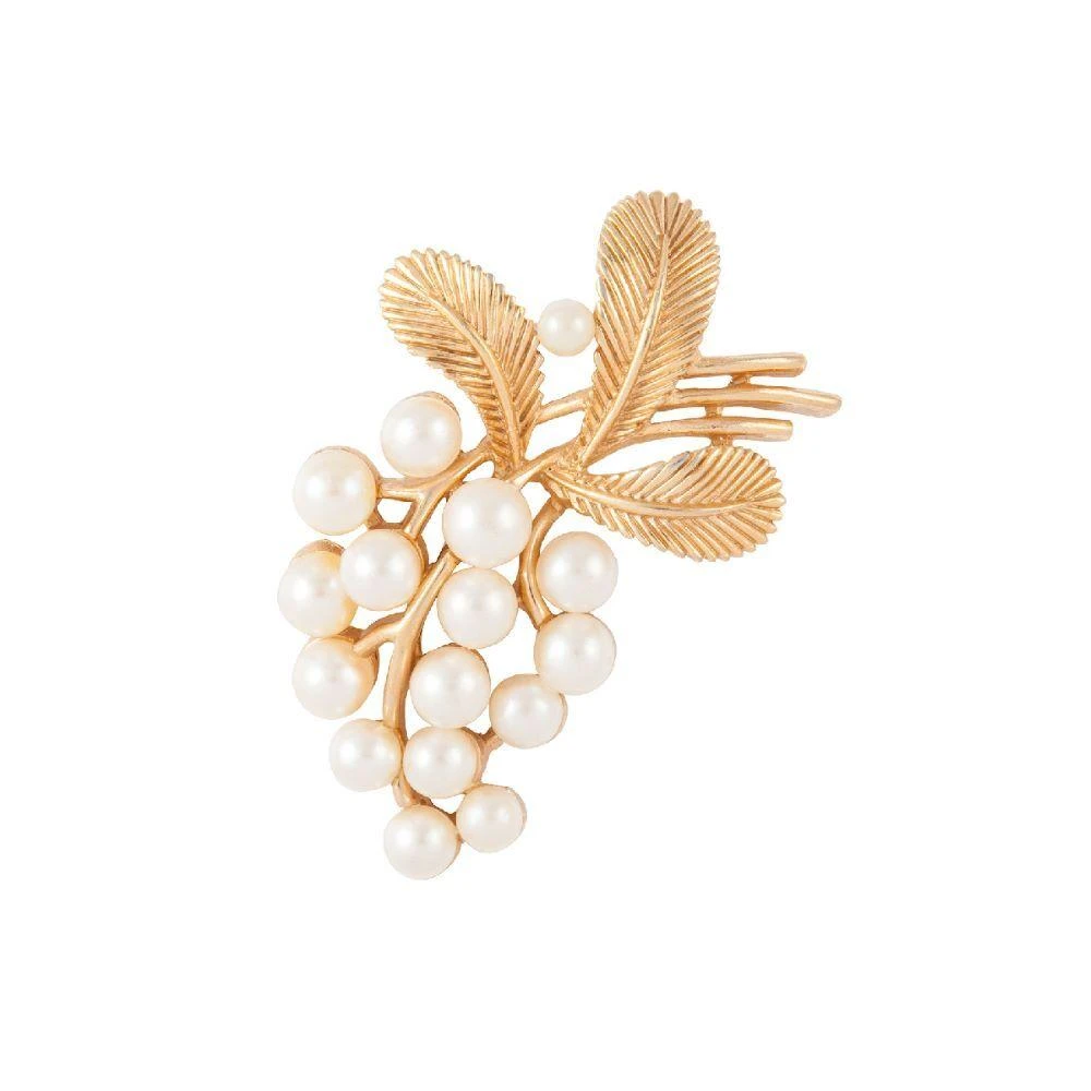 商品Susan Caplan Vintage|1960s vintage trifari faux pearl brooch,价格¥3950,第1张图片