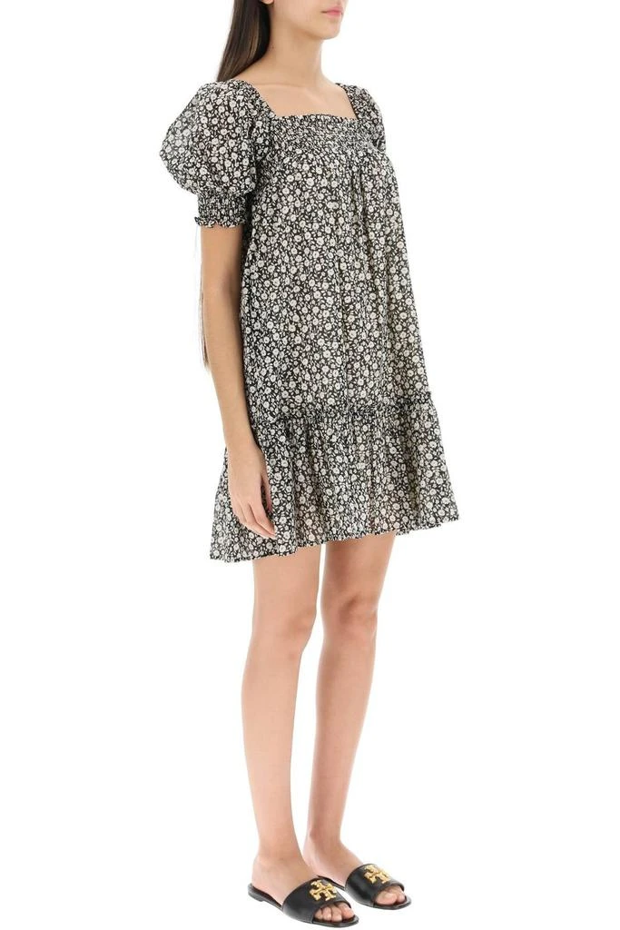 商品Tory Burch|Tory Burch Square Neck Floral Printed Mini Dress,价格¥2446,第2张图片详细描述