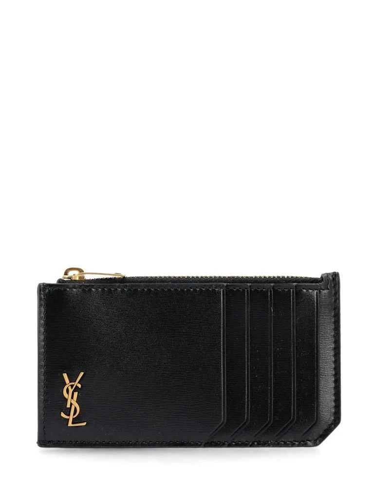 商品Yves Saint Laurent|Saint Laurent Small Leather Goods in Black,价格¥1965,第1张图片