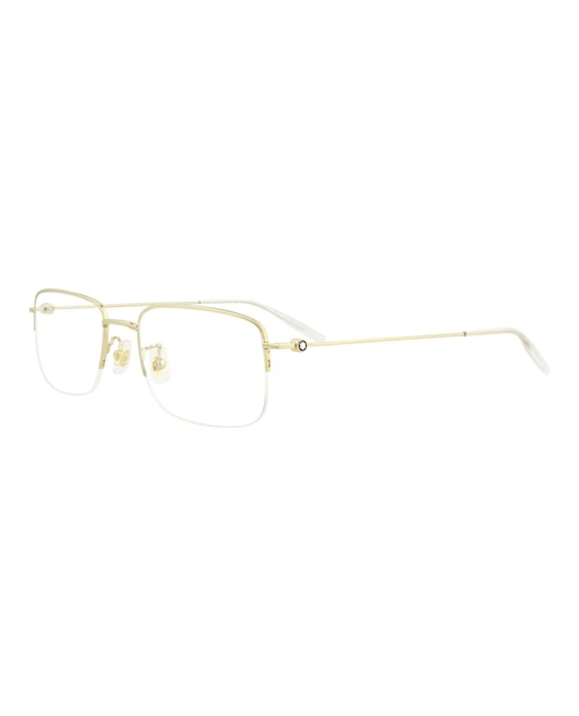 商品MontBlanc|Square-Frame Metal Optical Frames,价格¥911,第2张图片详细描述