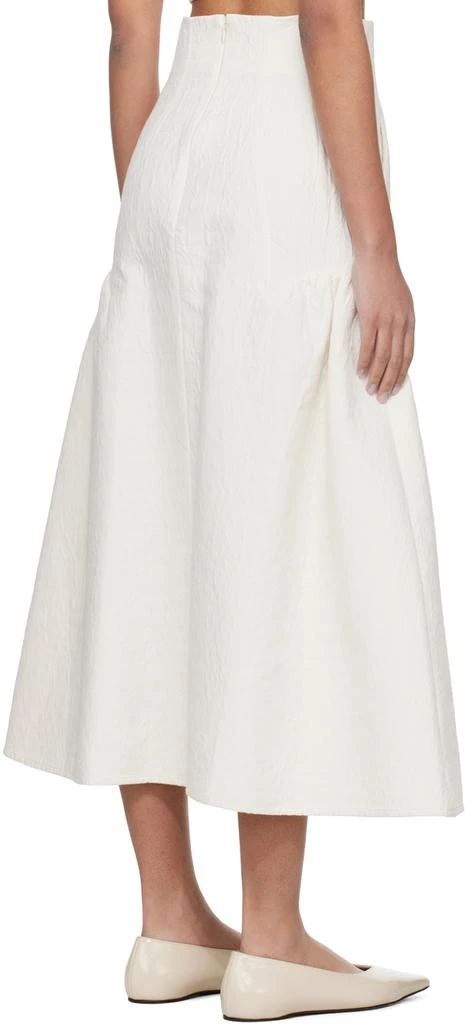 商品Mame Kurogouchi|Off-White Box Pleat Maxi Skirt,价格¥1688,第3张图片详细描述