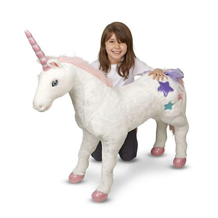 商品Melissa & Doug|Plush Unicorn - Ages 3+,价格¥908,第4张图片详细描述