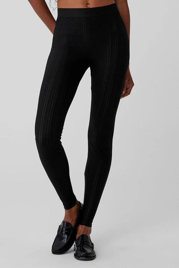 商品Alo|High-Waist Euphoria Legging - Black,价格¥775,第1张图片