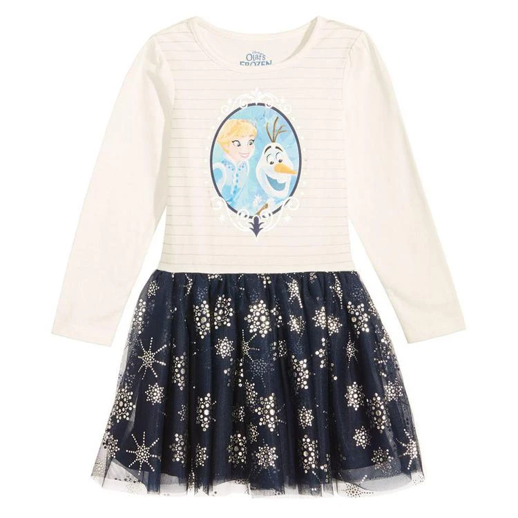 商品Disney|'s® Frozen Elsa & Olaf Tutu Dress, Little Girls,价格¥100,第1张图片