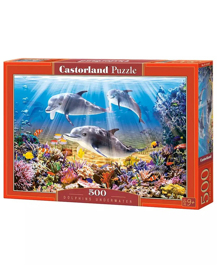 商品Castorland|Dolphins Underwater 500 Piece Jigsaw Puzzle,价格¥150,第2张图片详细描述