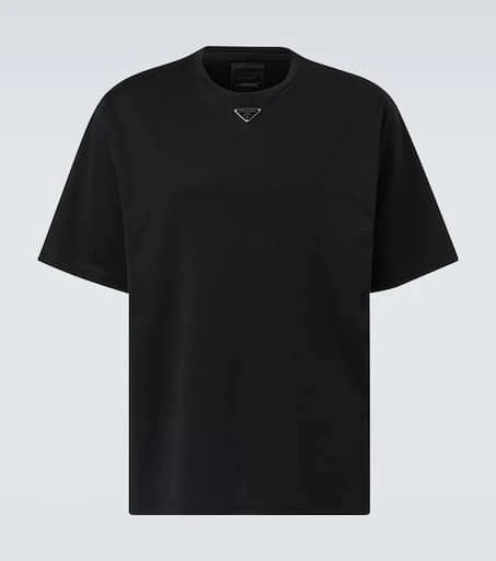 商品Prada|Cotton T-shirt,价格¥8291,第1张图片
