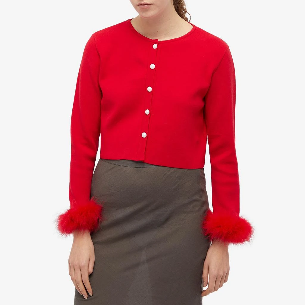 商品Sleeper|Sleeper Detachable Feather Cardigan,价格¥1088,第2张图片详细描述