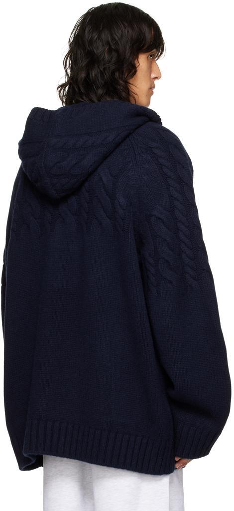 商品We11done|Navy Chunky Sweater,价格¥3236,第5张图片详细描述