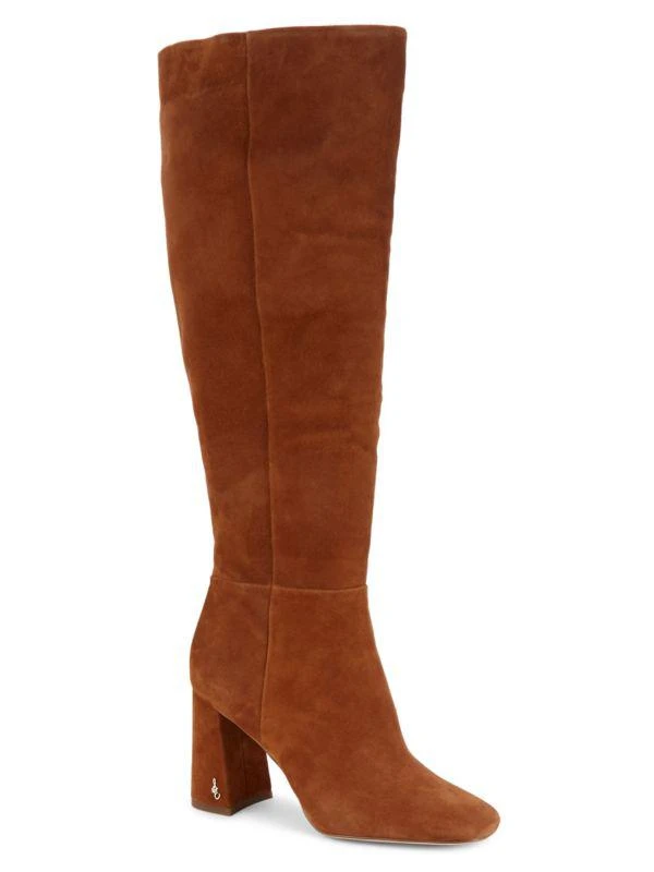 商品Sam Edelman|Clarem Suede Knee High Boots,价格¥763,第2张图片详细描述