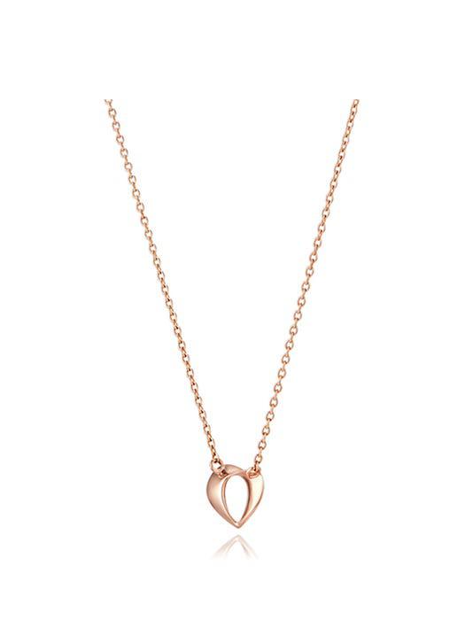 Petitlor 14K Heart Necklace (PG) HL4N12406P4420商品第2张图片规格展示
