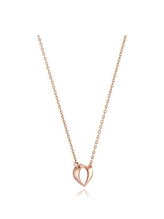 商品hyeres-lor|Petitlor 14K Heart Necklace (PG) HL4N12406P4420,价格¥2443,第4张图片详细描述
