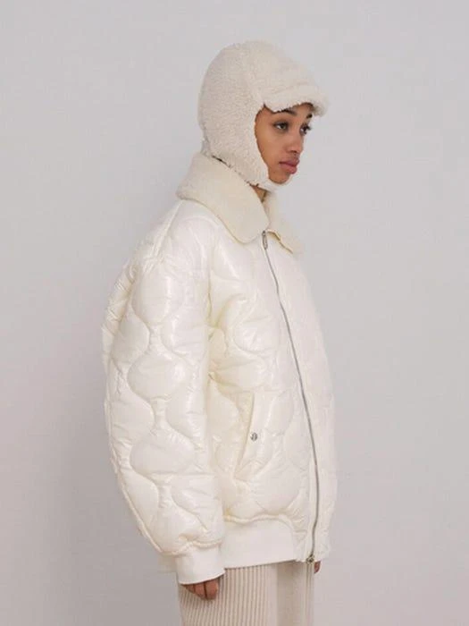 商品TRUNK PROJECT|Aviator Bomber Jacket_White,价格¥2096,第4张图片详细描述