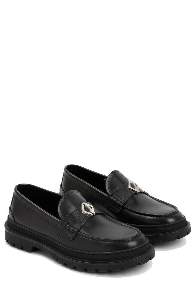 商品Dior|Dior Homme Logo Plaque Loafers,价格¥4073,第3张图片详细描述